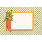 Homestead Life: Spring Journal Card Carrots 4x6