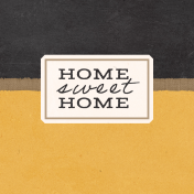 Homestead Life: Spring Journal Card Home Sweet Home 4x4