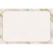 Homestead Life: Spring Journal Card Plaid 4x6