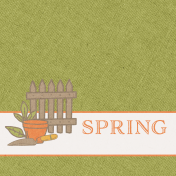 Homestead Life: Spring Journal Card Spring 4x4