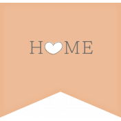 Small Town Life Home Banner Flag Alternate