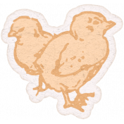 Green Acres Element Sticker Chicks