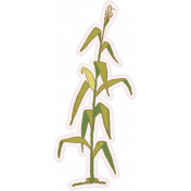 Green Acres Element Corn Sticker