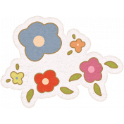 Green Acres Mini Flowers Sticker