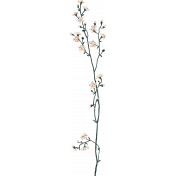 Wild Horses Cream Floral Branch