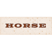 Wild Horses Horse Word Art