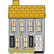 Staycation House Sticker 1 Alternate