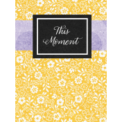 The Golden Hour Moment 3x4 Journal Card