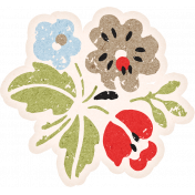 Homestead Life: Summer Flower Sticker 1