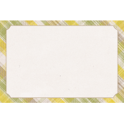 Homestead Life Summer Journal Card Plaid 4x6