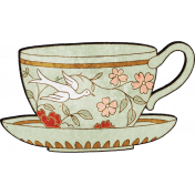 Summer Tea Element Teacup Sticker alt
