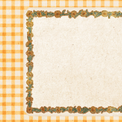 Summer Tea Journal Card Gingham 4x4