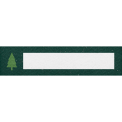 Off The Beaten Path Tree Label Dark Green