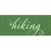 Off The Beaten Path Hiking Word Art Snippet