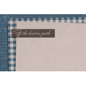 Off The Beaten Path- Path 4x6 Journal Card