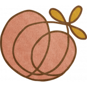 Goldenrod & Pumpkins Pink Pumpkin Sticker