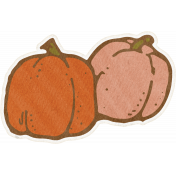 Goldenrod & Pumpkins- Pumpkins Sticker 1 Alternate