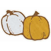 Goldenrod & Pumpkins- Pumpkins Sticker 2 Alternate