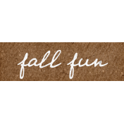 Goldenrod & Pumpkins Fall Fun Word Art Snippet