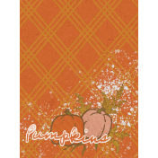 Goldenrod And Pumpkins Journal Card Pumpkins 2 3x4