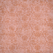 Frosty Fall Pink Damask Paper