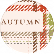 Homestead Life: Autumn- Autumn Round Sticker Print