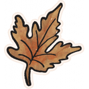 Homestead Life: Autumn Leaf Sticker