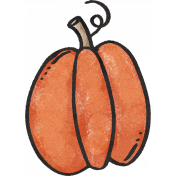 Homestead Life: Autumn Pumpkin Sticker Alternate