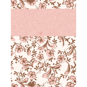 Homestead Life: Autumn Pink Floral Journal Card 3x4