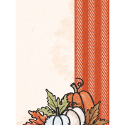 Homestead Life: Autumn Pumpkins Journal Card 3x4