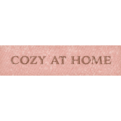 Homestead Life: Autumn Cozy At Home Word Art Snippet