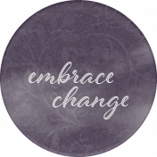 River Fog Embrace Change Round Sticker