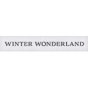 Homestead Life: Winter- Winter Wonderland Word Art