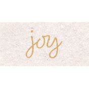 Baby Dear Element Word Art Snippet Joy