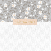 Baby Dear Welcome Home 4x4 Journal Card