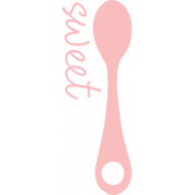 Baby Dear Stamp- Spoon Print