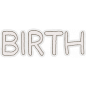 Baby Dear Birth Word Art
