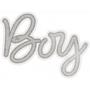 Baby Dear Boy Word Art