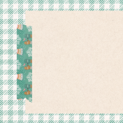 Flurries Gingham Journal Card 4x4