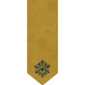 Flurries Mini Olive Banner Label