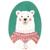 Flurries Mini Polar Portrait Sticker 1