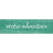 Flurries Mini Word Art Arctic Adventure 