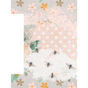 Orange Blossom Artsy 3x4 Journal Card