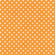 Orange Blossom Polka Dots Paper 2