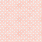 Orange Blossom Pink Polka Dots Paper