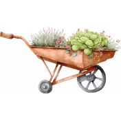 Lovely Garden Wheelbarrow