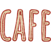 Coffee & Donuts Cafe Word Art 16