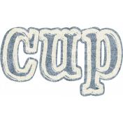 Coffee & Donuts Cup Word Art 18