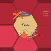 Grab Bag No. 1 Hexagon Layout Template