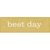 Perfect Pear Best Day Word Art